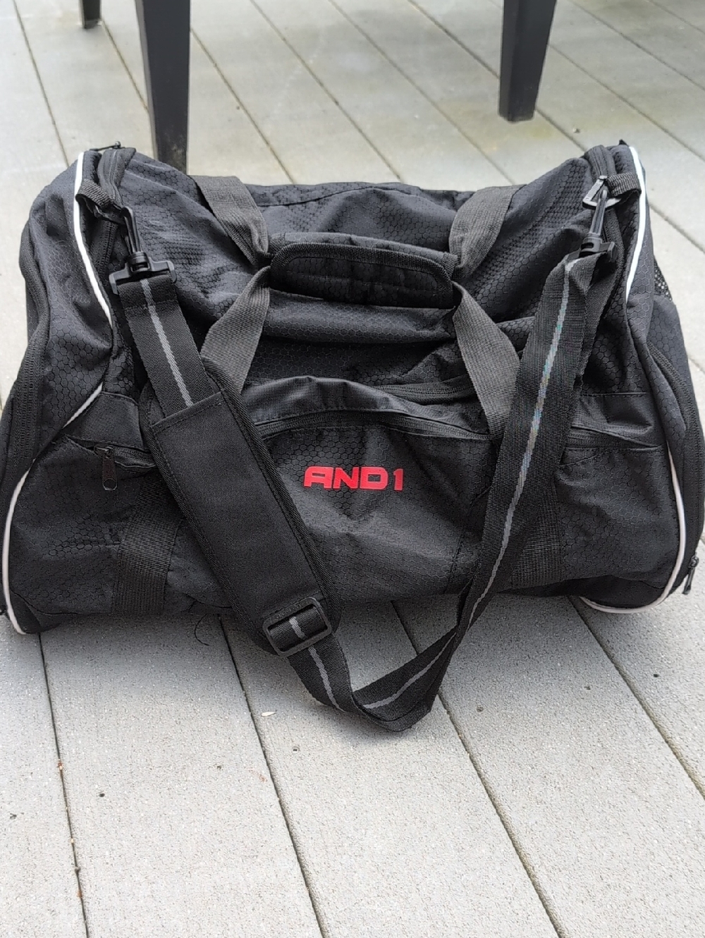 AND1 Black Duffle Bag | AND1 Ball Duffle Bag